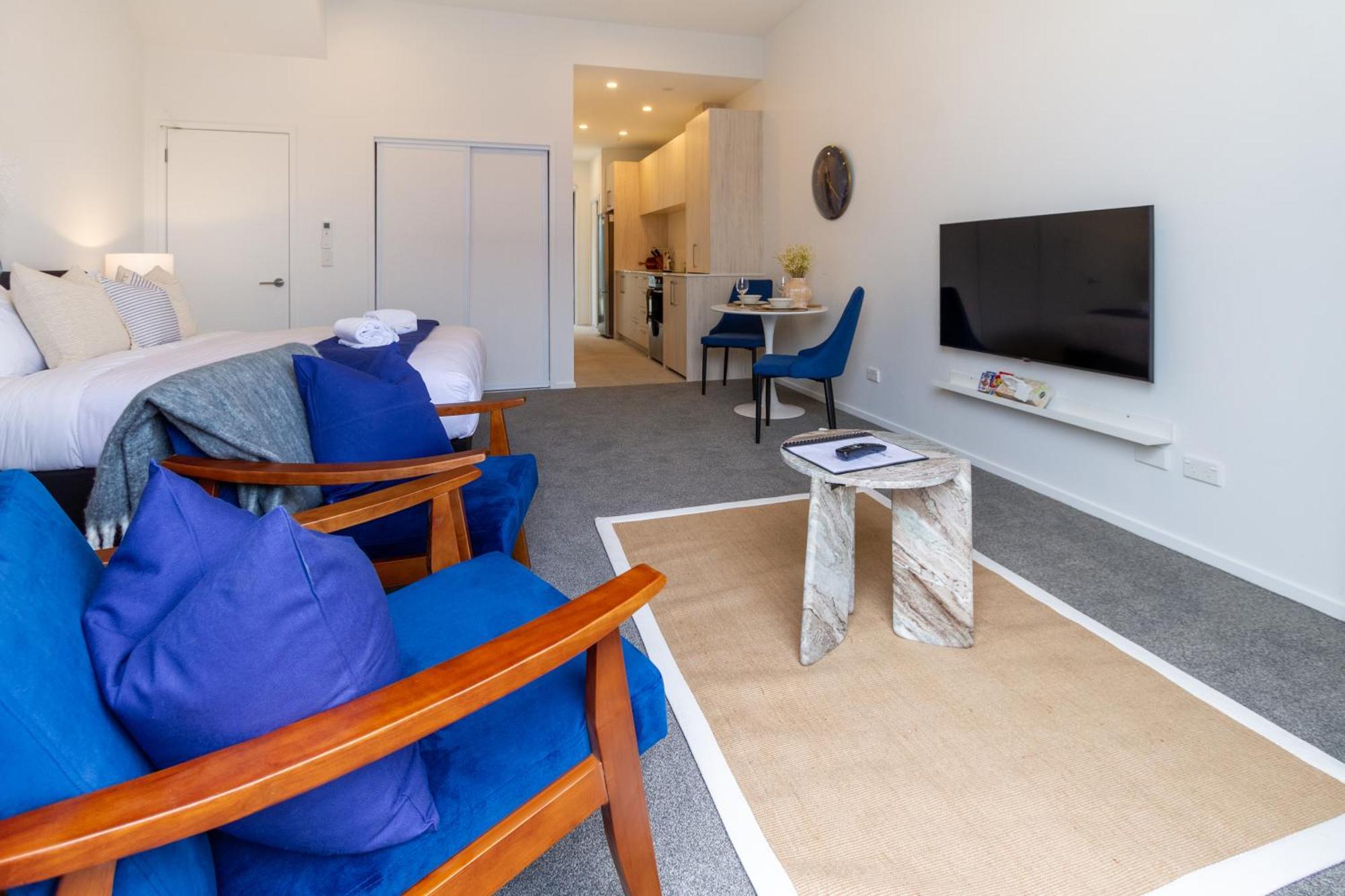 Central Christchurch Santorini Style 1Br Studio Exteriér fotografie